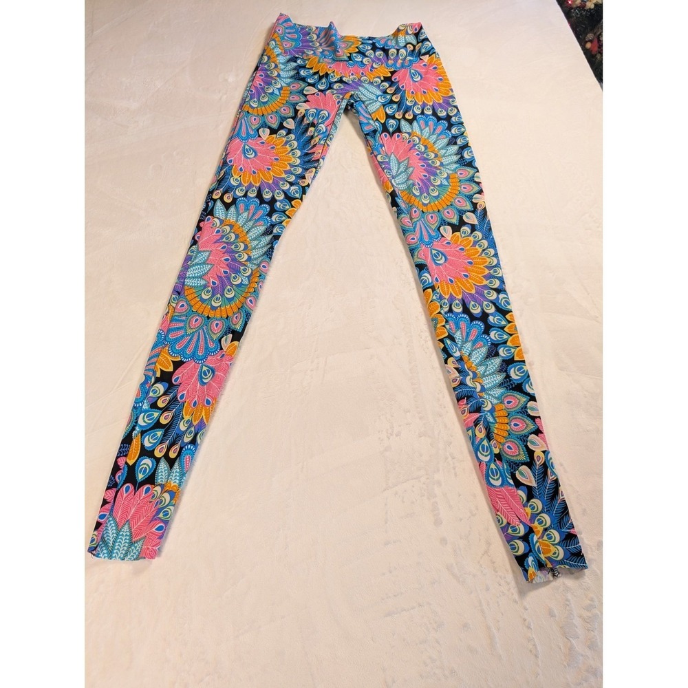 Rebel Affair Leggings Yoga Gym Bundle Lot 2 Size 1 Small Peacock Bold High Rise - Picture 8 of 16